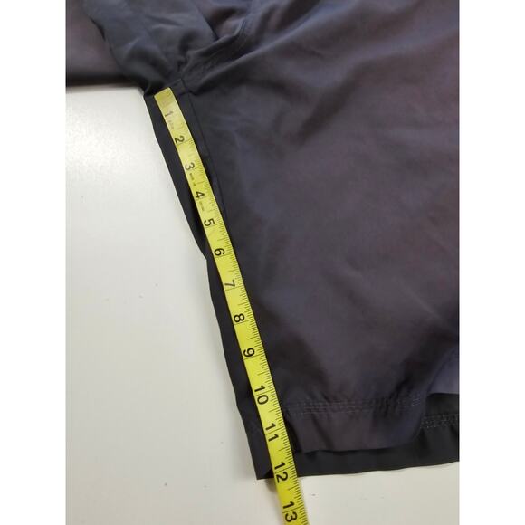 Vintage mens swim trunks suit brief net XXL 42" drawstring waist EUC black red ^ - Picture 8 of 8